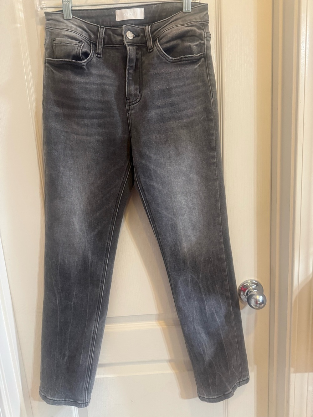Vervet Women's High-Rise Gray Wash Jeans